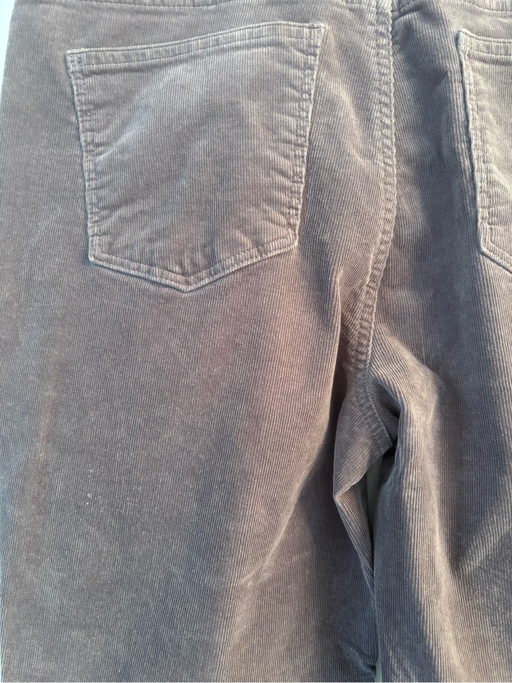 Talbots Women's Straight-Leg Corduroy Jeans - Gray - Picture 3 of 5